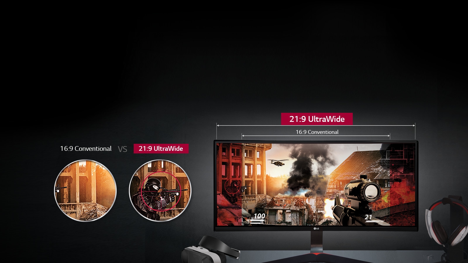 LG 144Hz 1ms IPS 21:9 UltraWide™ Curvo Monitor Gamer - 34UC79G