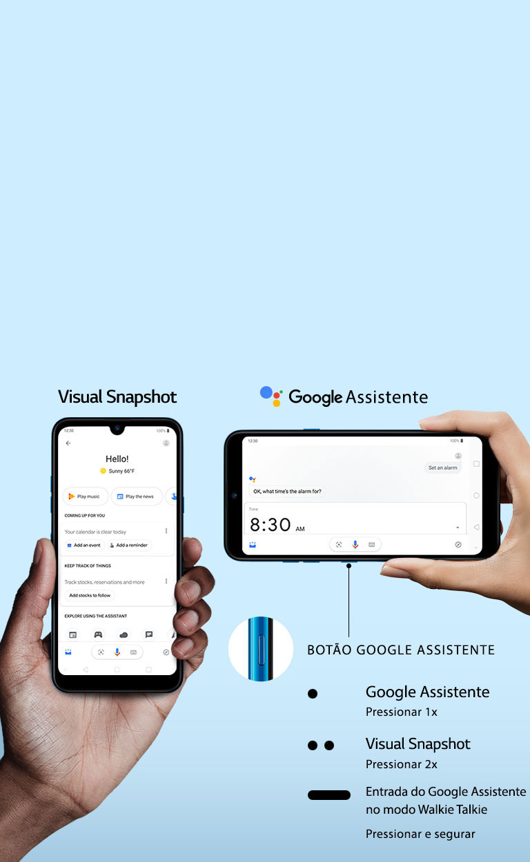 Botão Google Assistente