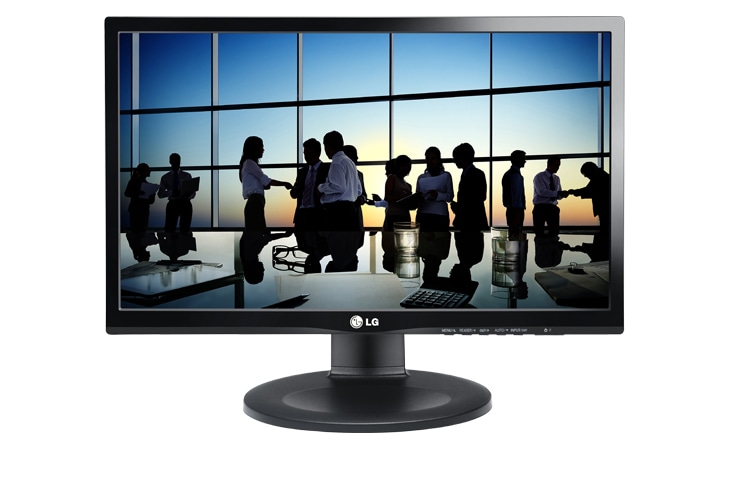 Vista frontal de 22&#34; FHD Descubra a beleza vibrante com o monitor LG IPS. 22MP55PQ