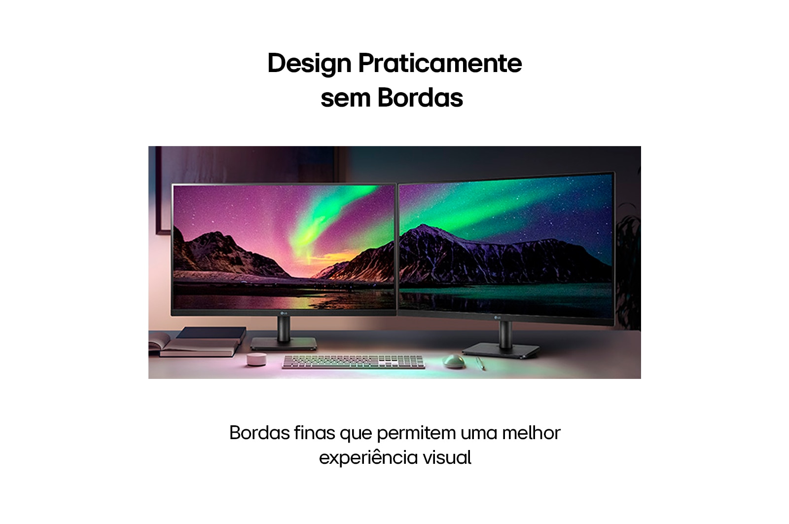 LG Monitor Gamer LG 23,8” IPS Full HD 1920x1080 75Hz 5ms (GtG) HDMI AMD FreeSync Dynamic Action Sync 24MP400-B, vista lateral +15 graus, 24MP400-B, thumbnail 3