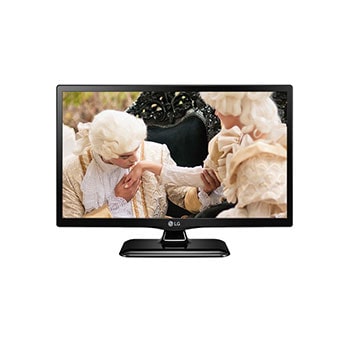 Vista frontal de TV Monitor LG LED 23.6" HD. 24MT47D-PS