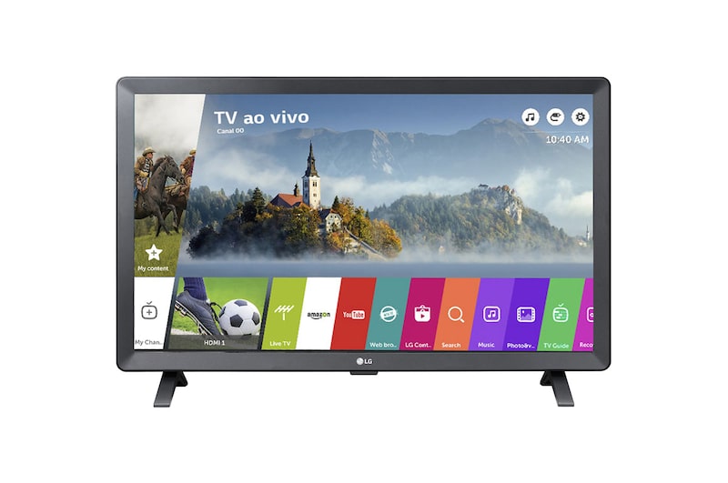 LG Smart TV Monitor LCD LED - 24" (23.6") FHD, 24TL520S-PS