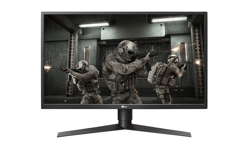 LG Monitor Gamer 27" LG LED 240Hz 1ms MBR Tela Full HD, 27GK750F-B