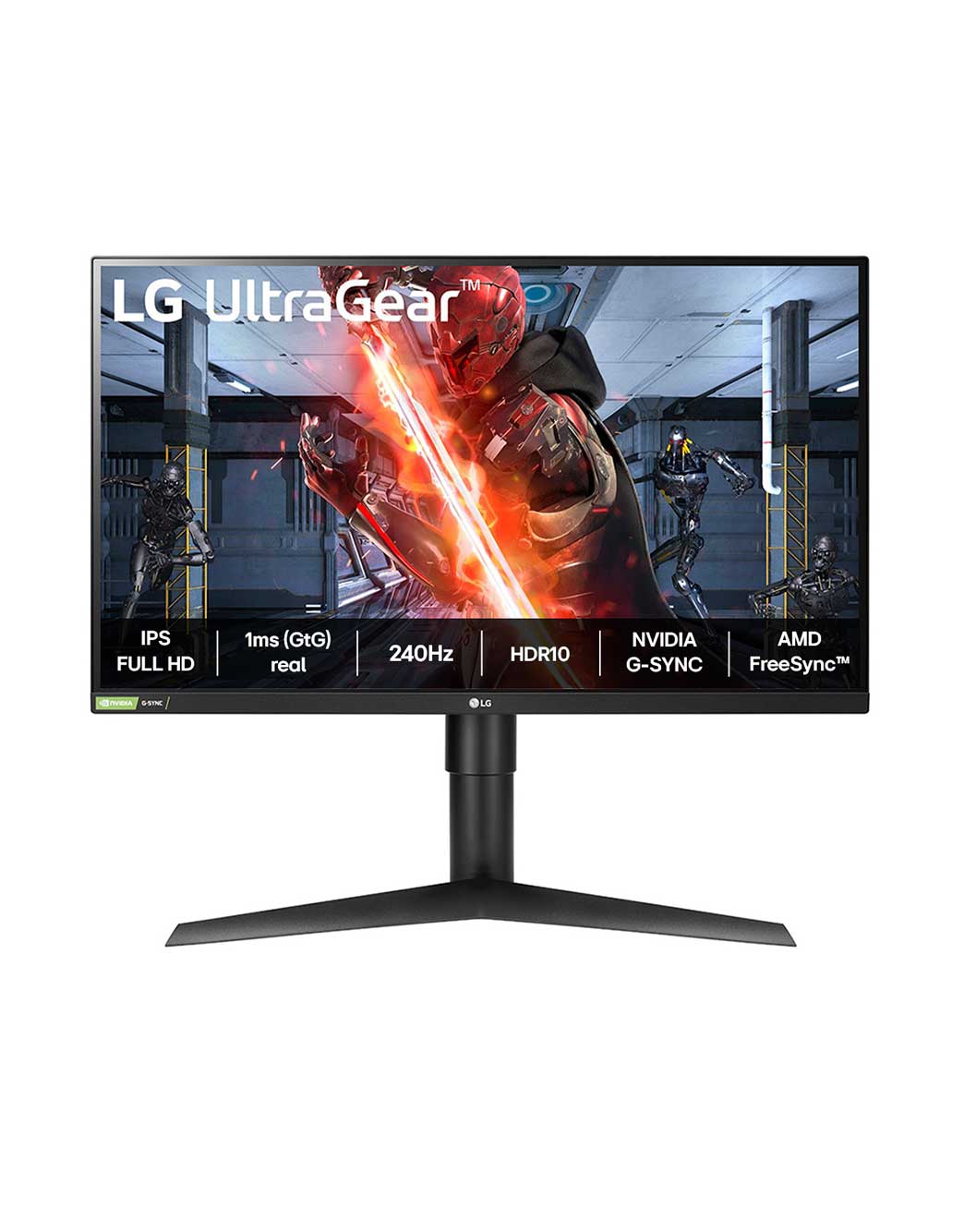 ダ*ケ様 ゲーミングモニタ LG 27GN750（IPS フルHD 240Hz) 27” UltraGear FHD IPS HDR10 Gaming Monitor - 27GN750-B