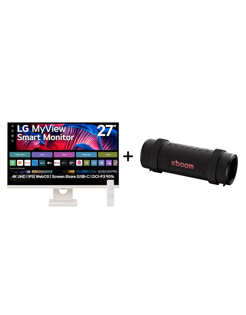 LG MyView Smart Monitor 27SR73U-W 27インチ Monitor LG MyView Smart 27SR73U-W Tela IPS 4K 27