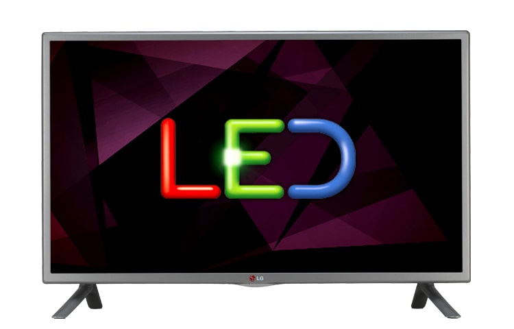 Vista frontal de Design com o seu estilo. 28LB700B