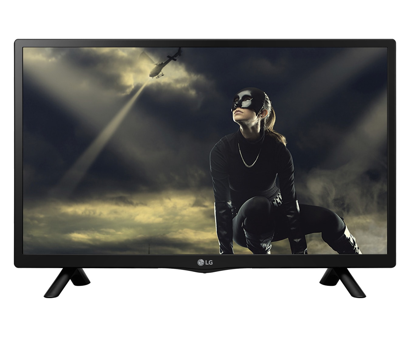 Vista frontal de TV Monitor LG LED 27.5&#34;. MODELO 28LF710B 28LF710B