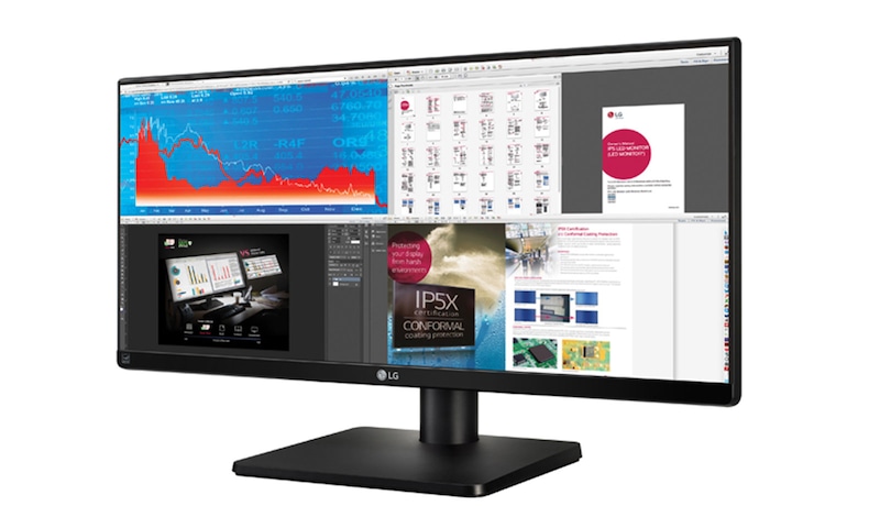 LG Monitor LG - Full HD IPS Multitarefa 29" - 29UB67-B, 29UB67-B