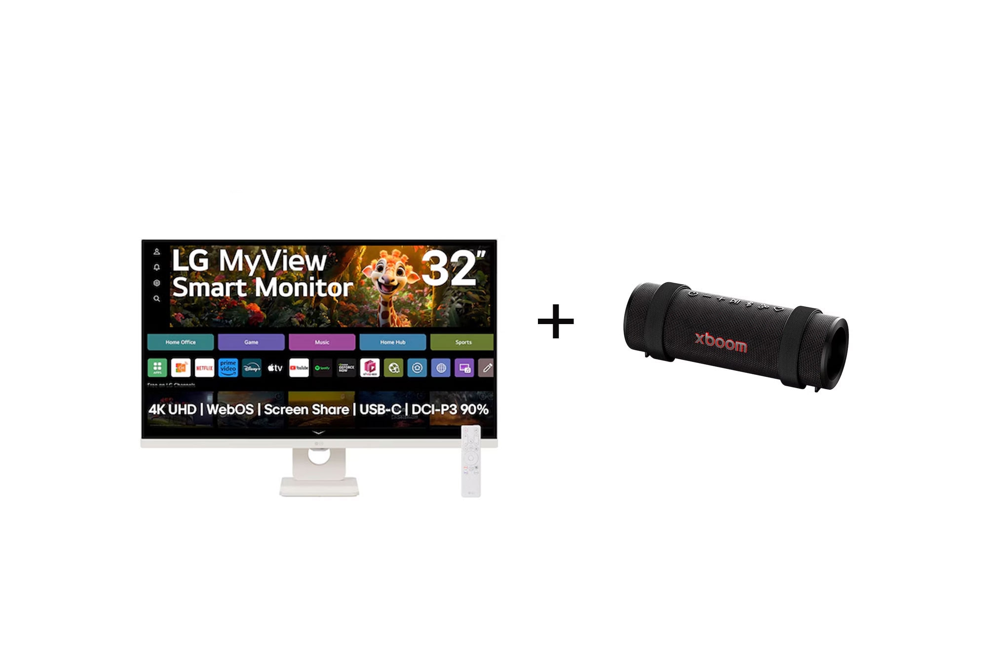 LG スマートモニター 32SR73U-W/LG MyView Smart Monitor / 31.5インチ