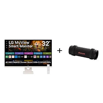 Monitor LG MyView Smart 32SR73U-W Tela UHD 4K 32