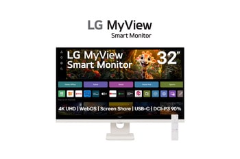 4k 32インチ【LG スマートモニター ディスプレイ】 32SR73U-W 32
