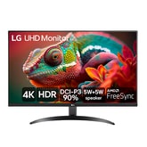 Monitor LG Ultra UHD 32'' 4K, HDMI, HDR10, AMD Free Sync, MaxxAudio, Dynamic Action Sync, Black Stabilizer - 32UR500-B