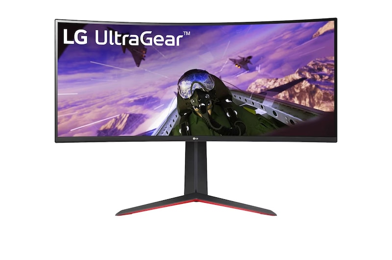 LG Combo Monitor Gamer LG 34'' UltraGear Curvo 34GP63A-B + Monitor Gamer LG 24” LED IPS Full HD 24ML600M-B, 34GP63
