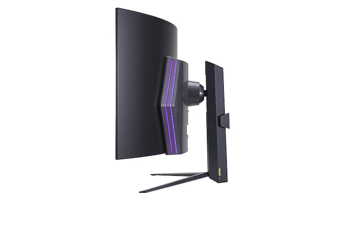 LG Monitor Gamer LG UltraGear OLED Curvo – Tela OLED de 45” (21:9), WQHD (3440 x 1440), 240Hz, 0,03ms (GtG), HDMI, DisplayPort, AMD FreeSync Premium, NVIDIA® G-SYNC®, HDR10 – 45GR95QE-B, 45GR95QE-B