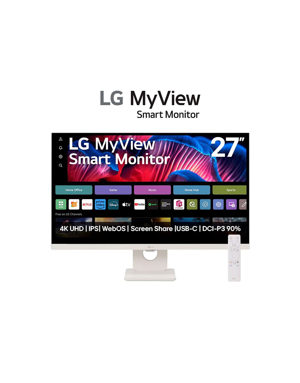 LG MyView Smart Monitor（チューナーレステレビ） 4K HDR対応「LG MyView Smart Monitor」を10月上旬より本格販売開始