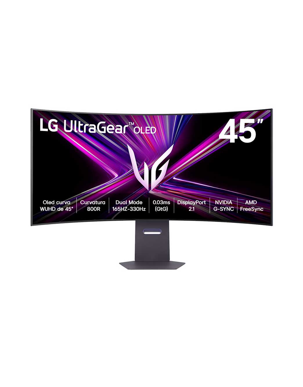 Combo LG Monitor OLED UltraGearᵀᴹ 45GX950A 45