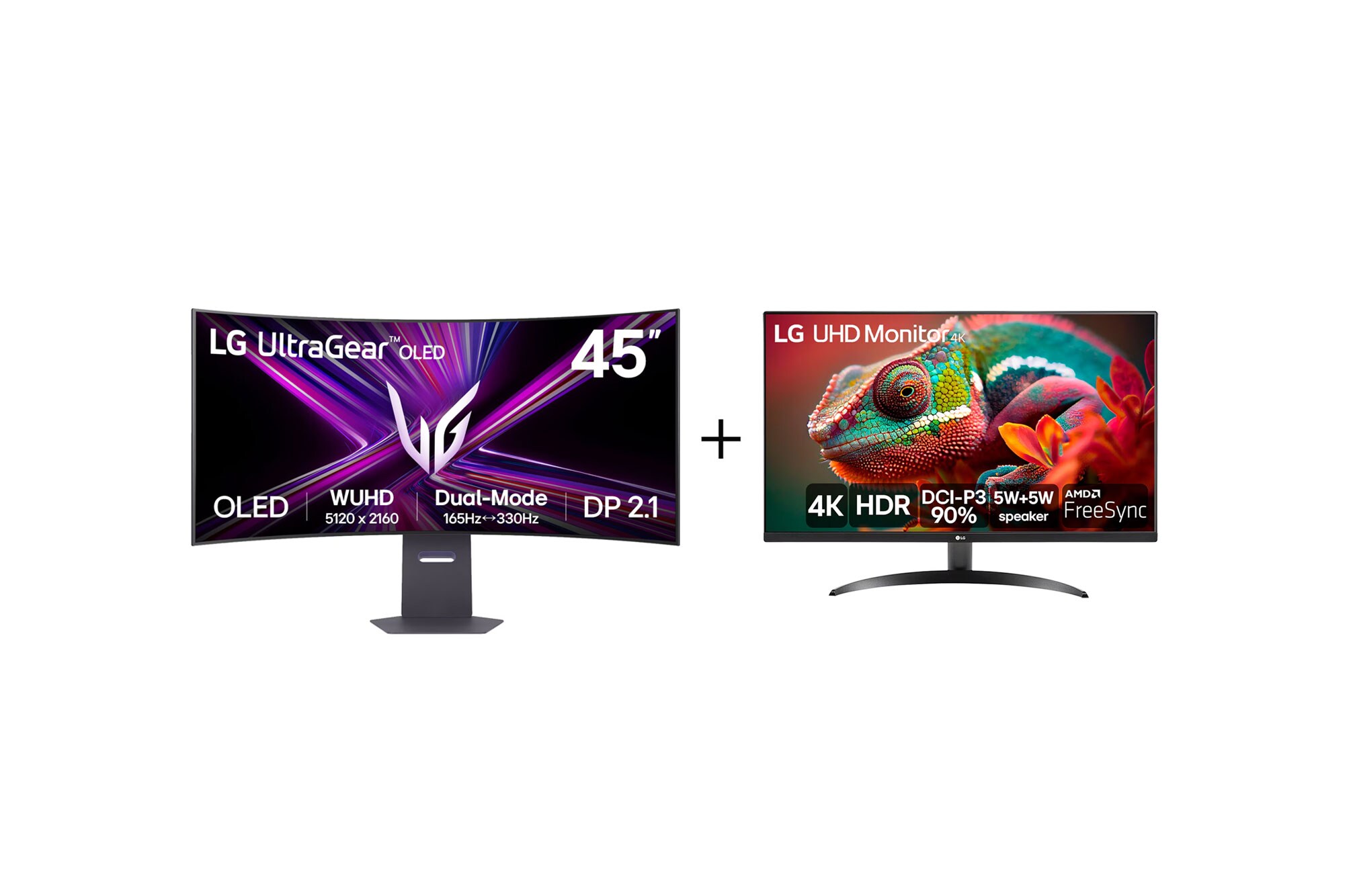 Combo LG Monitor OLED UltraGear 45GX950A 45