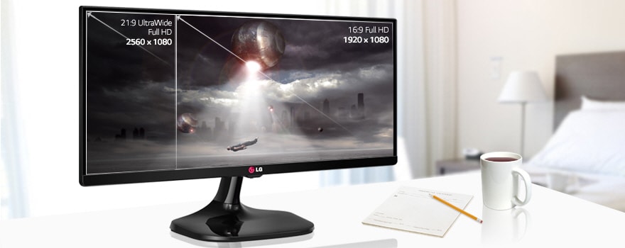 1 é pouco, 2 é bom, 4 é Ultrawide™. - 25UM65 | LG Brasil