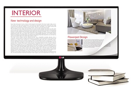 1 é pouco, 2 é bom, 4 é Ultrawide™. - 25UM65 | LG Brasil