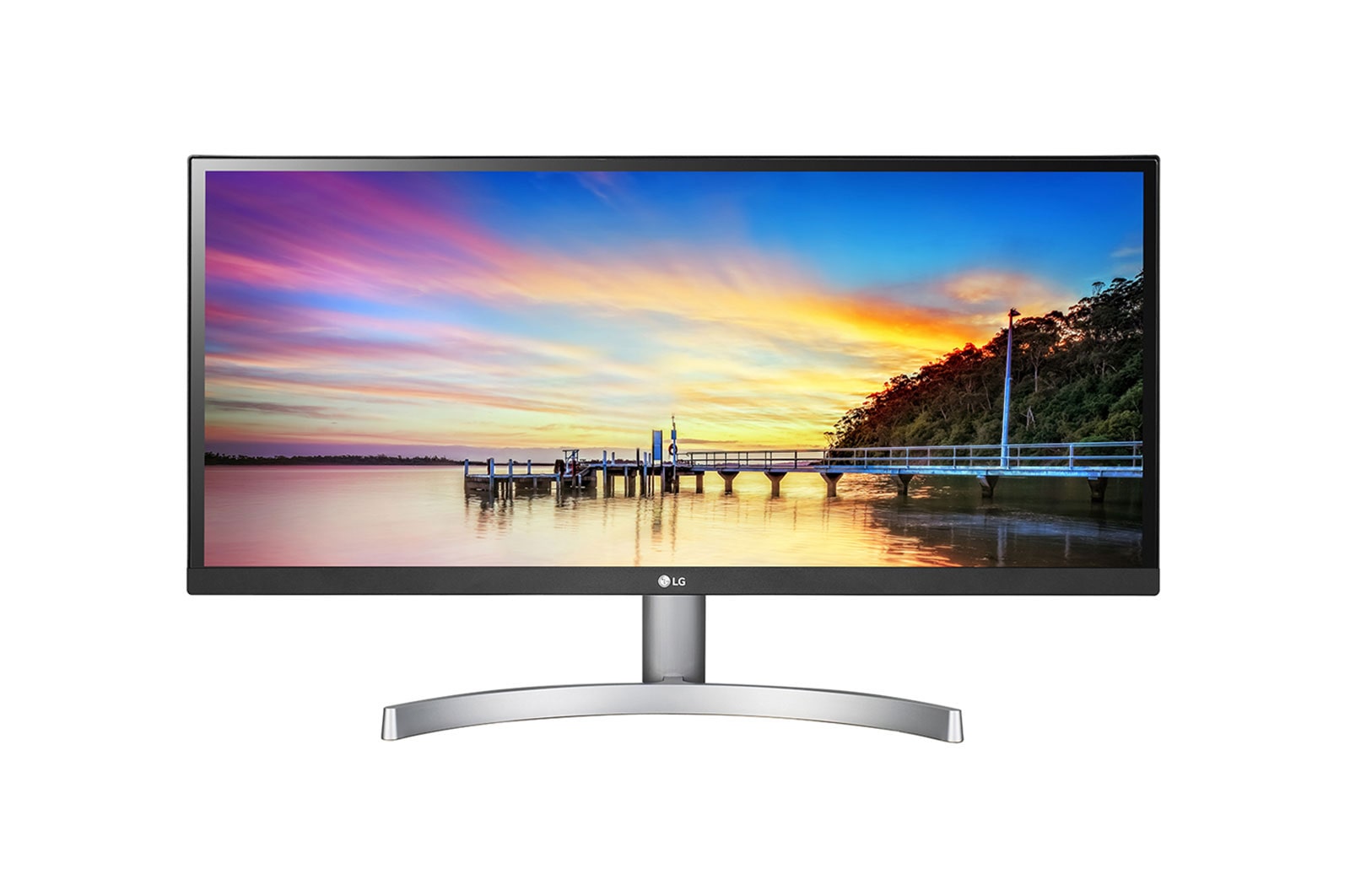 LG Monitor LG UltraWide™ LG 29'' IPS Full HD 2560x1080 75Hz 5ms (GtG) HDMI HDR10 AMD FreeSync 29WK600-W, 29WK600-W