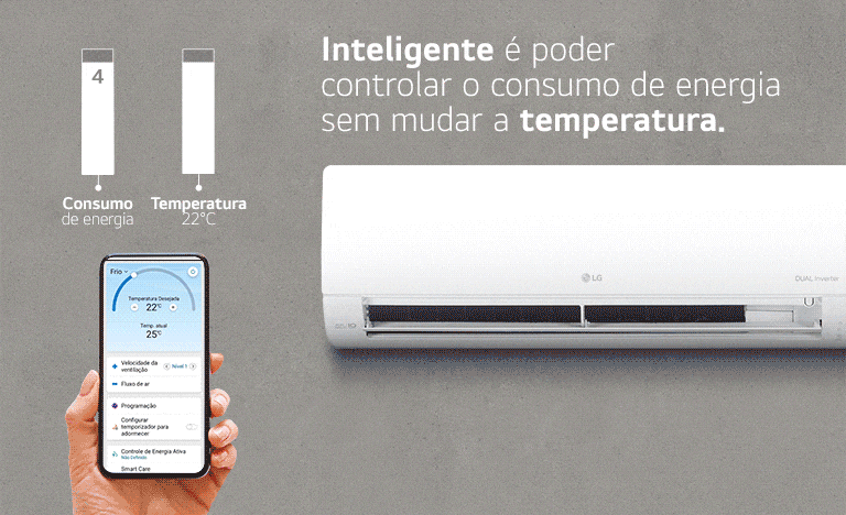 Infográfico animado simulando a redução do consumo de energia