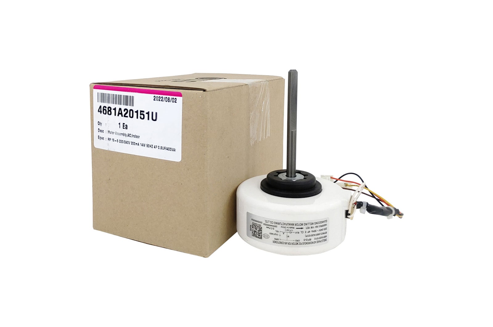 LG Motor ventilador da evaporadora Ar Condicionado LG TSNC092W4W0, TSNH072W4W0 - 4681A20151U, 4681A20151U