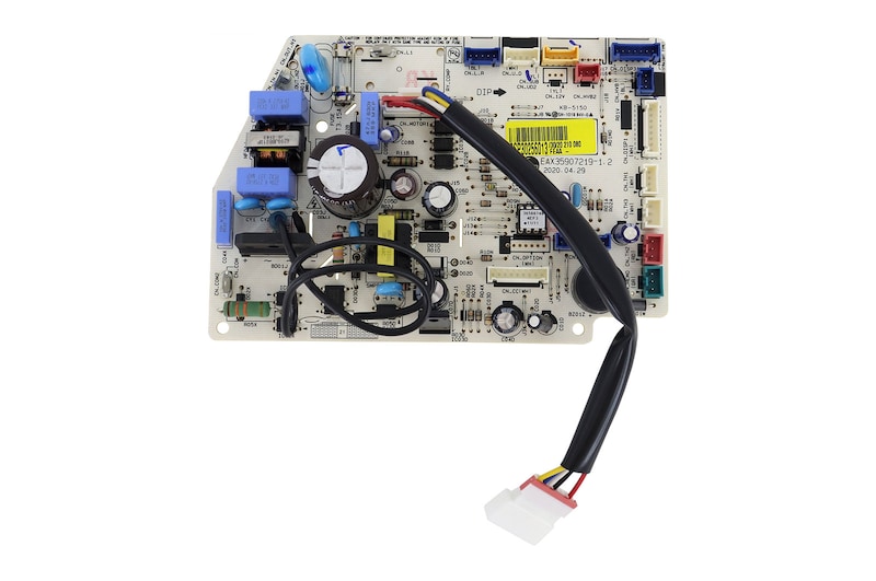 Vista frontal de Placa principal evaporadora Ar Condicionado LG S4NQ12JA3A5 - CSP30256013 CSP30256013