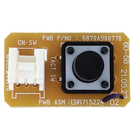 Placa sub Ar Condicionado LG TSNC092B4A0, TSNC072W4W0, TSNC092B4A0 - EBR71522401 - EBR71522401