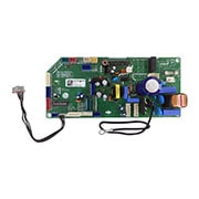Vista frontal de Placa principal da evaporadora Ar Condicionado LG CRNU18GB2G2, ARNU24GBHA2, CRNU07GBHA2 - EBR77384108 EBR77384108