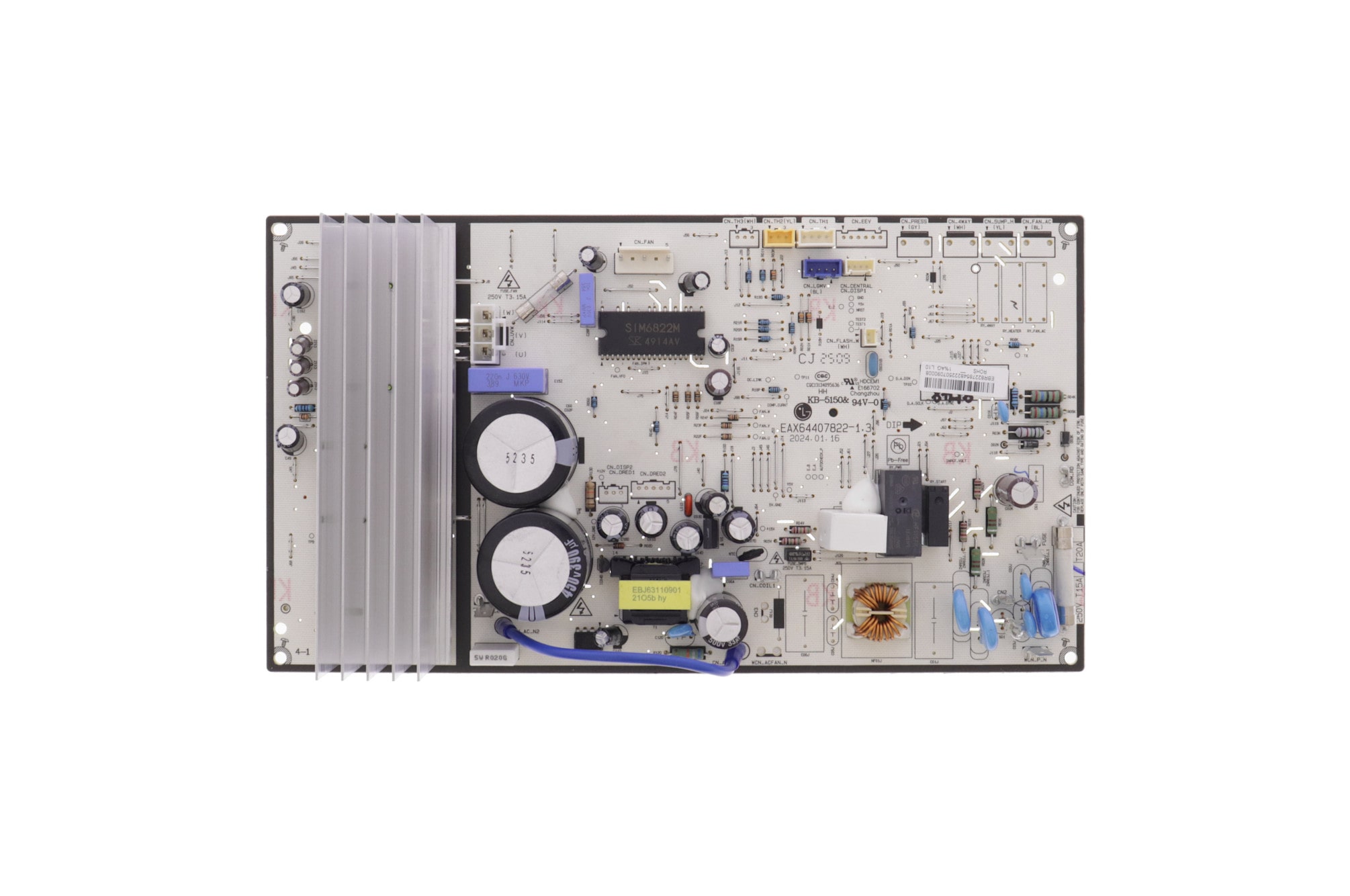 Placa Principal Ar Condicionado LG S4UQ18KL31B EBR82278548 | LG Brasil