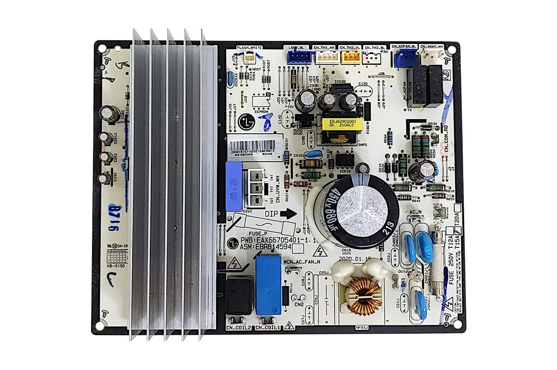 LG Placa principal da condensadora Ar Condicionado LG S4UQ09WA5AA, S4UQ09WA51A, S4UQ09WA51C - EBR82870716, EBR82870716