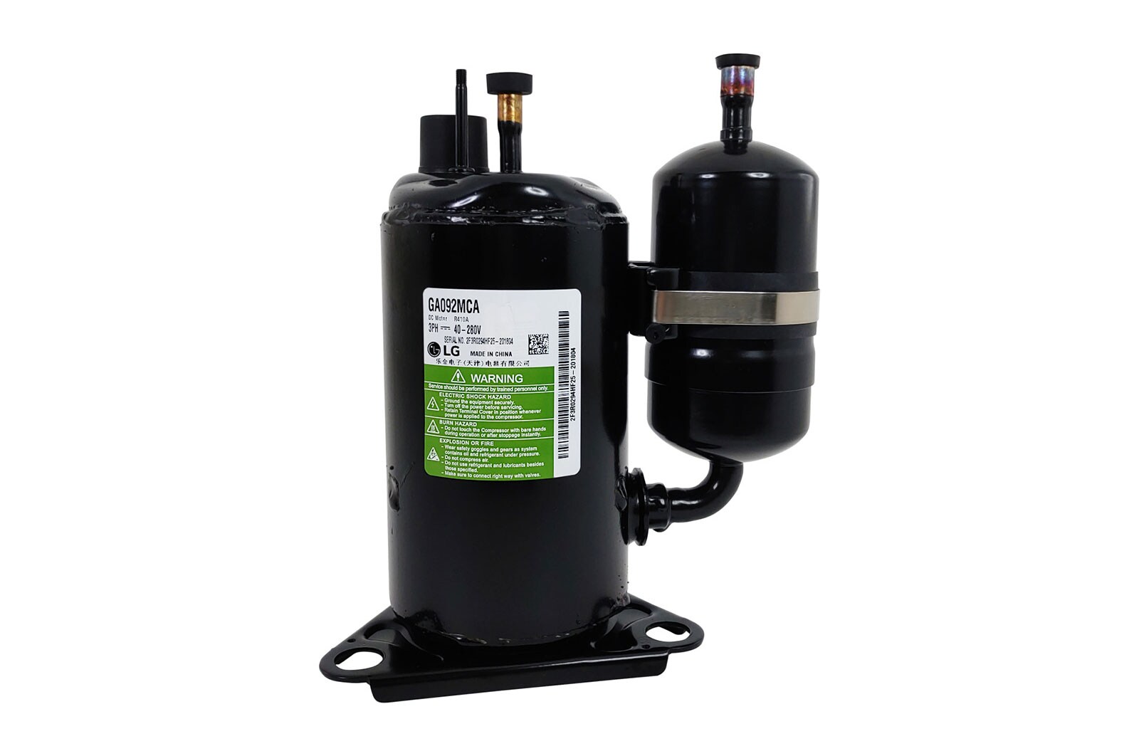 LG Compressor GA092MC Ar Condicionado LG USUQ092WSG3, USUQ122J3W0, US-W096J3A1 - TBZ37115801, TBZ37115801