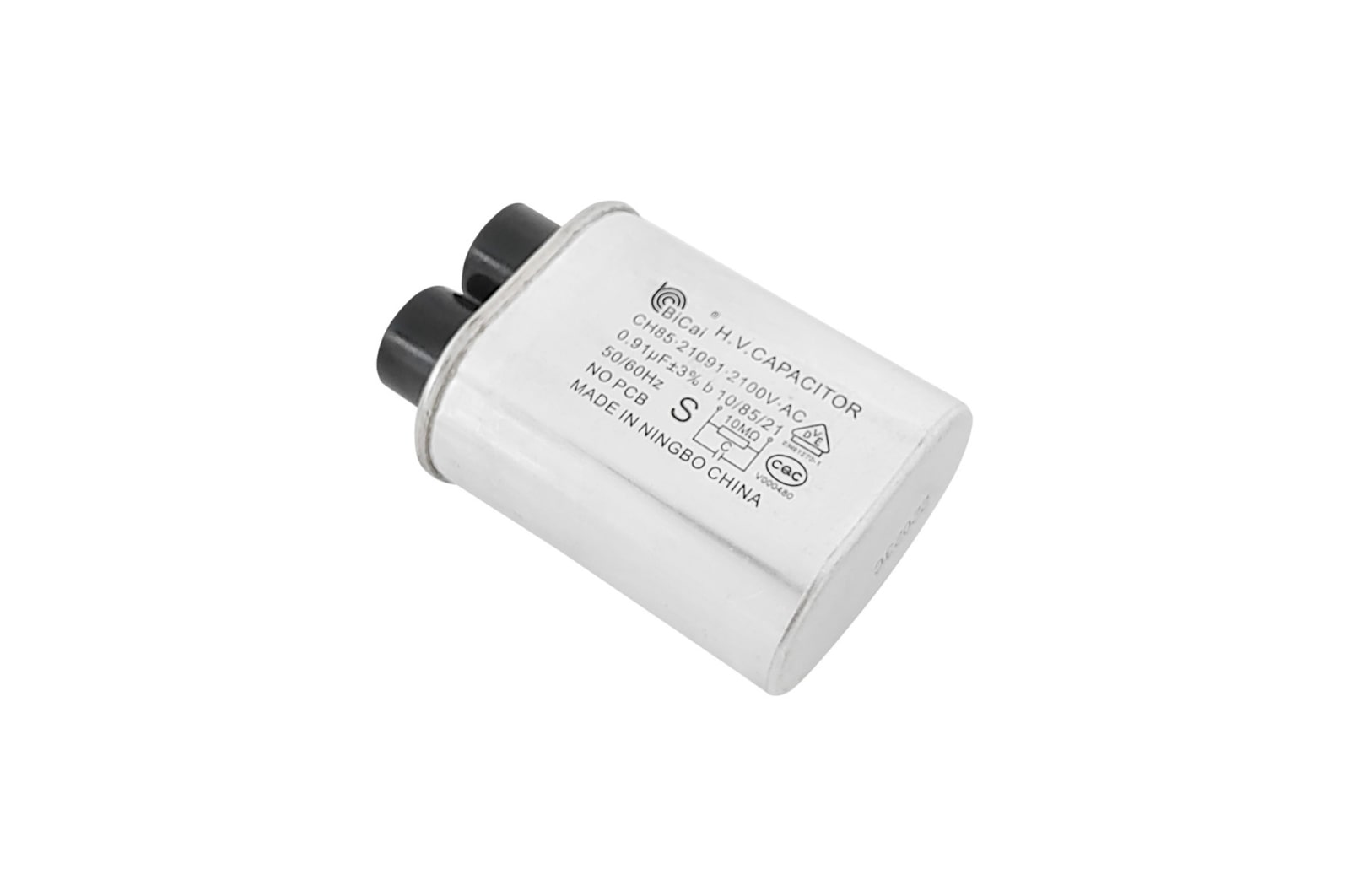 LG Capacitor elétrico Forno Micro-ondas LG MH7047G, MS5640FRSE, MH7043SAR - 0CZZW1H007K, 0CZZW1H007K