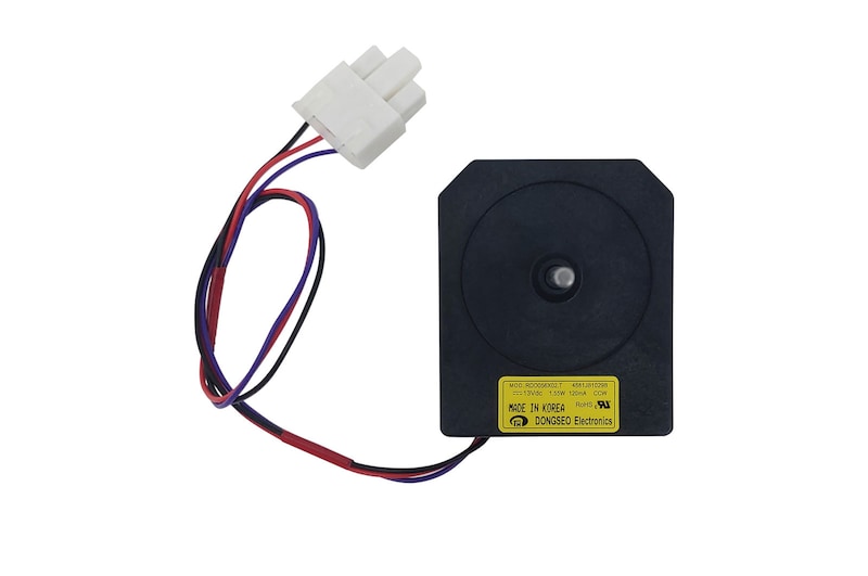 Vista frontal de Motor do ventilador de refrigeração Refrigerador LG LR-27SPT1, GR-G267ATBA - 4681JB1029B 4681JB1029B