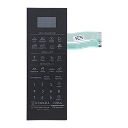 Membrana display Micro-ondas LG MS3091BC, MS3091BCA - MFM62719602 - MFM62719602 | LG BR