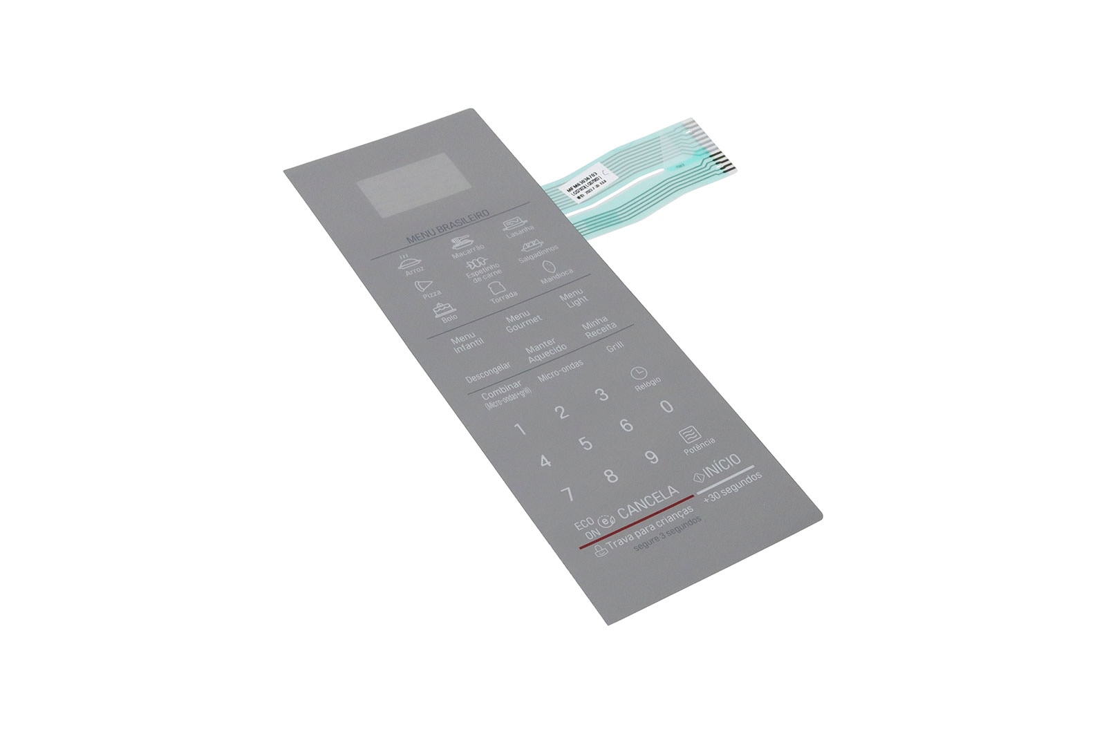 LG Membrana display Micro-ondas LG MH7093BR, MH7093BRA - MFM63036703, MFM63036703