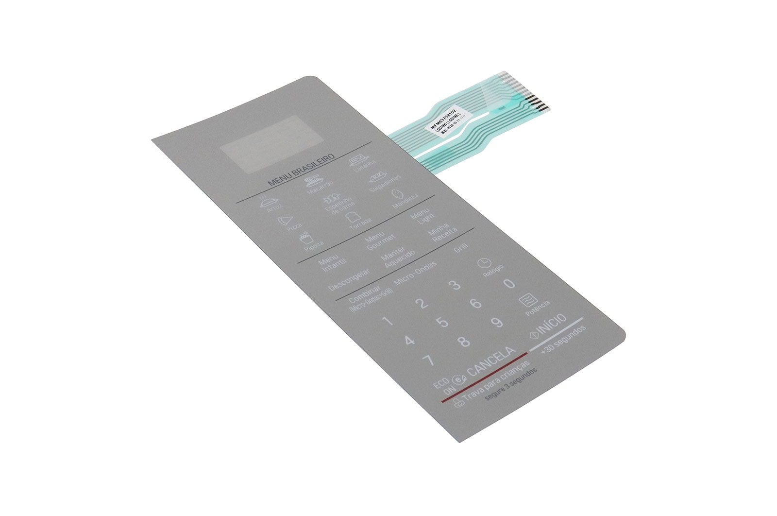 LG Membrana display Micro-ondas LG MH7097AR, MH7097ARA - MFM63758102, MFM63758102