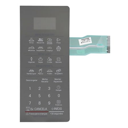 Membrana display Micro-ondas LG MS3097AR - MFM64056902 - MFM64056902 | LG BR