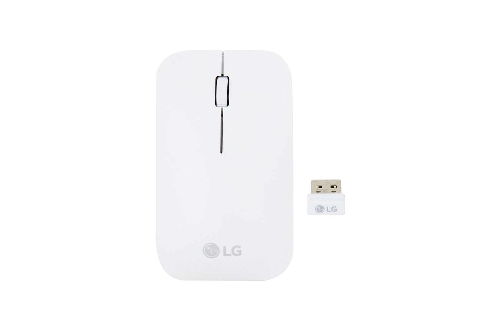 LG Mouse sem fio acompanhado do conector USB dongle ALL IN ONE LG 24V70Q-G - AFW73188921, AFW73188921
