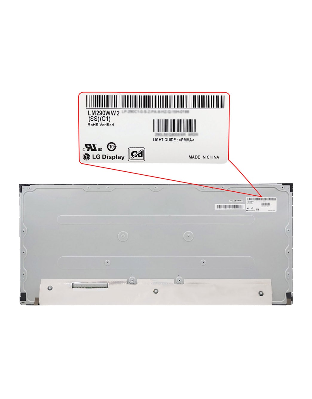 Painel de cristal líquido (módulo) Monitor Desktop LG 29UB55-B