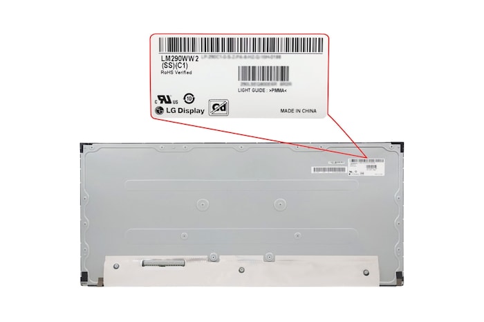 LG Painel de cristal líquido (módulo) Monitor Desktop LG 29UB55-B, 29UM68-PF, 29UM69G-BF - EAJ63850201, EAJ63850201