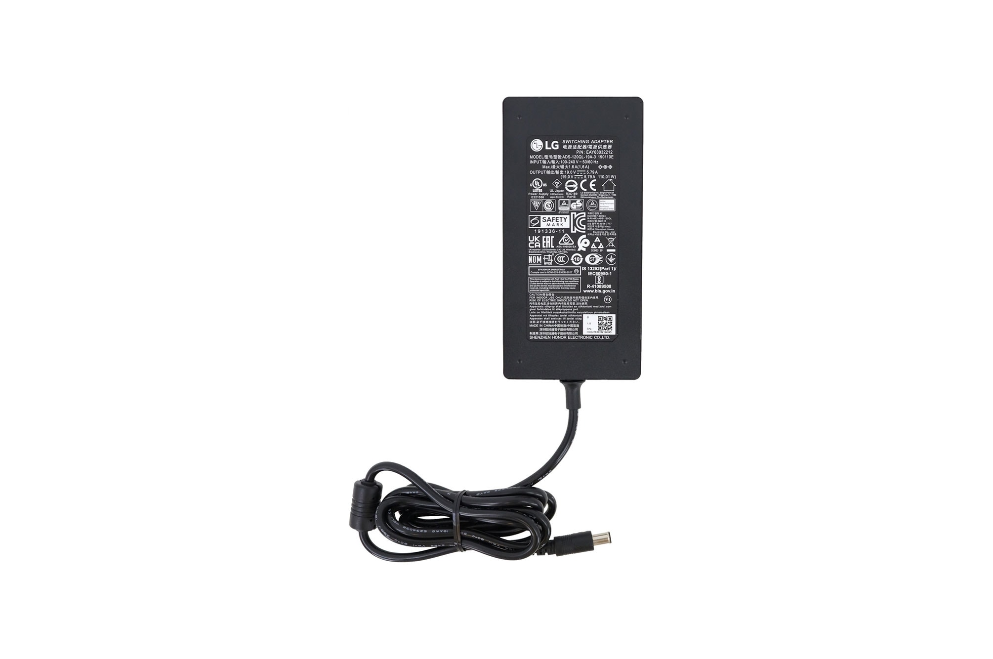 Fonte externa ADS-120QL-19A-3 Monitor LG 27GR95QE-B, MSAD-0072