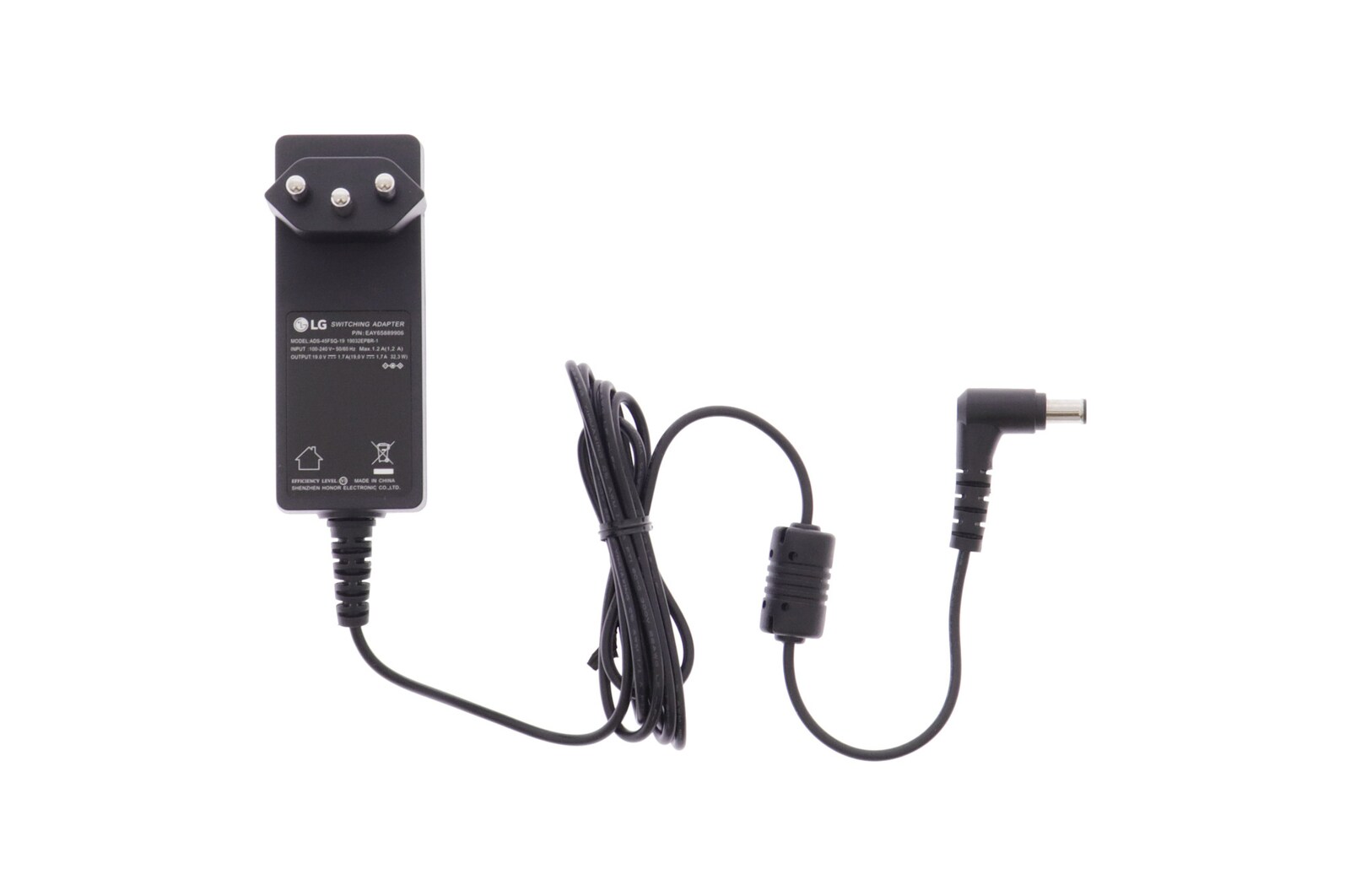 Vista frontal de Fonte Externa ADS-45FSQ-19 Monitor LG 25UM58P EAY65889906 EAY65889906