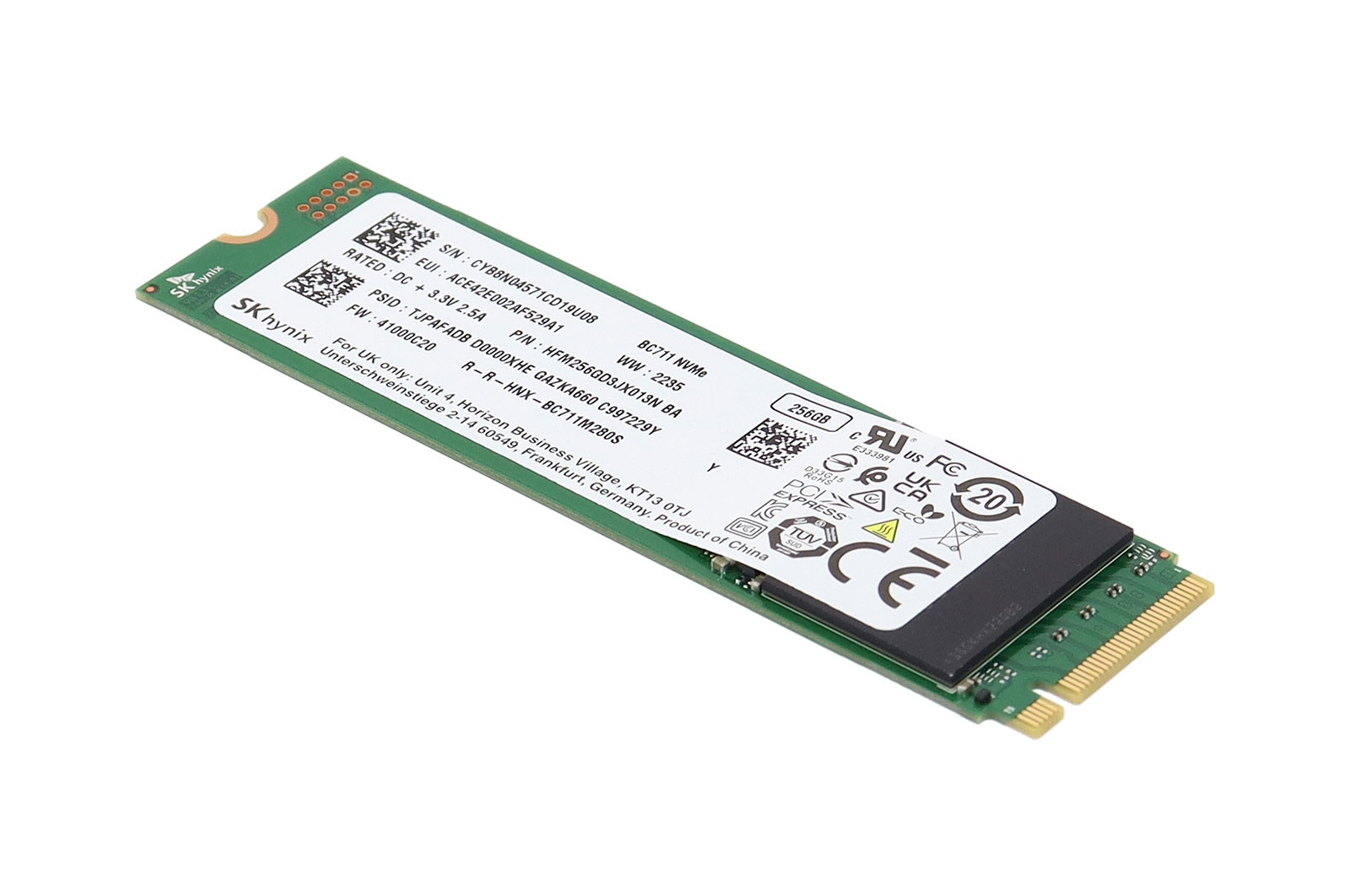 LG Memória SSD 256GB Notebook LG 14Z90N-V, 15Z90N-V, 16Z90P-G - EAZ63543311, EAZ63543311