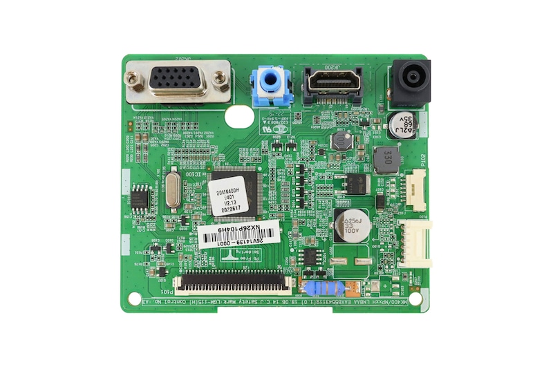 Vista frontal de Placa Principal Monitor LG 20MK400H-B - EBU64606601 EBU64606601