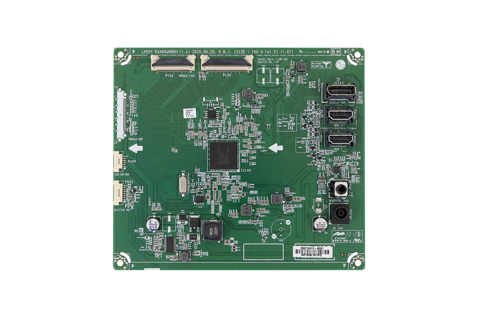 LG Placa principal Monitor Desktop LG 24GL600F-B.AWZ - EBU66208801, EBU66208801