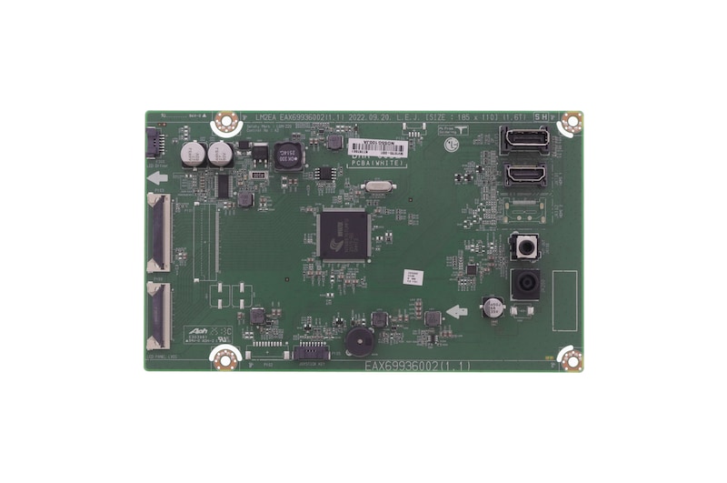 Vista frontal de Placa Principal Monitor Desktop LG 24GS60FB EBU67787001 EBU67787001
