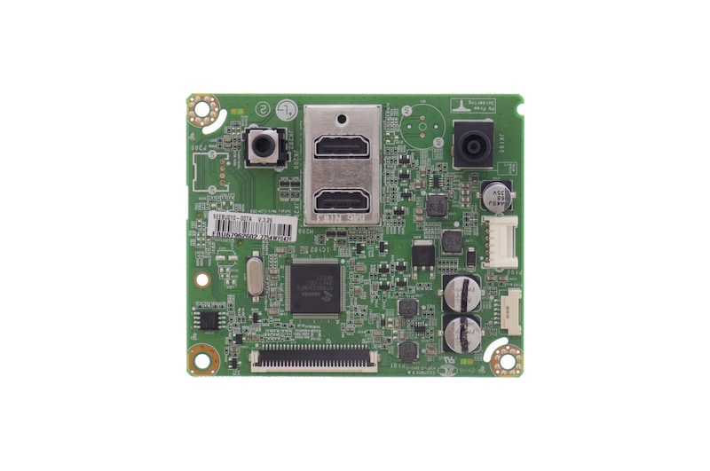 Vista frontal de Placa Principal Monitor de Vídeo LG 24MS500B EBU67962602 EBU67962602