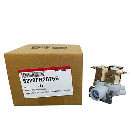 Válvula entrada d'água 3 vias Lava e Seca LG WD-1409RDA5, NAS106F1WBR, WD-12270RDA - 5220FR2075B - 5220FR2075B