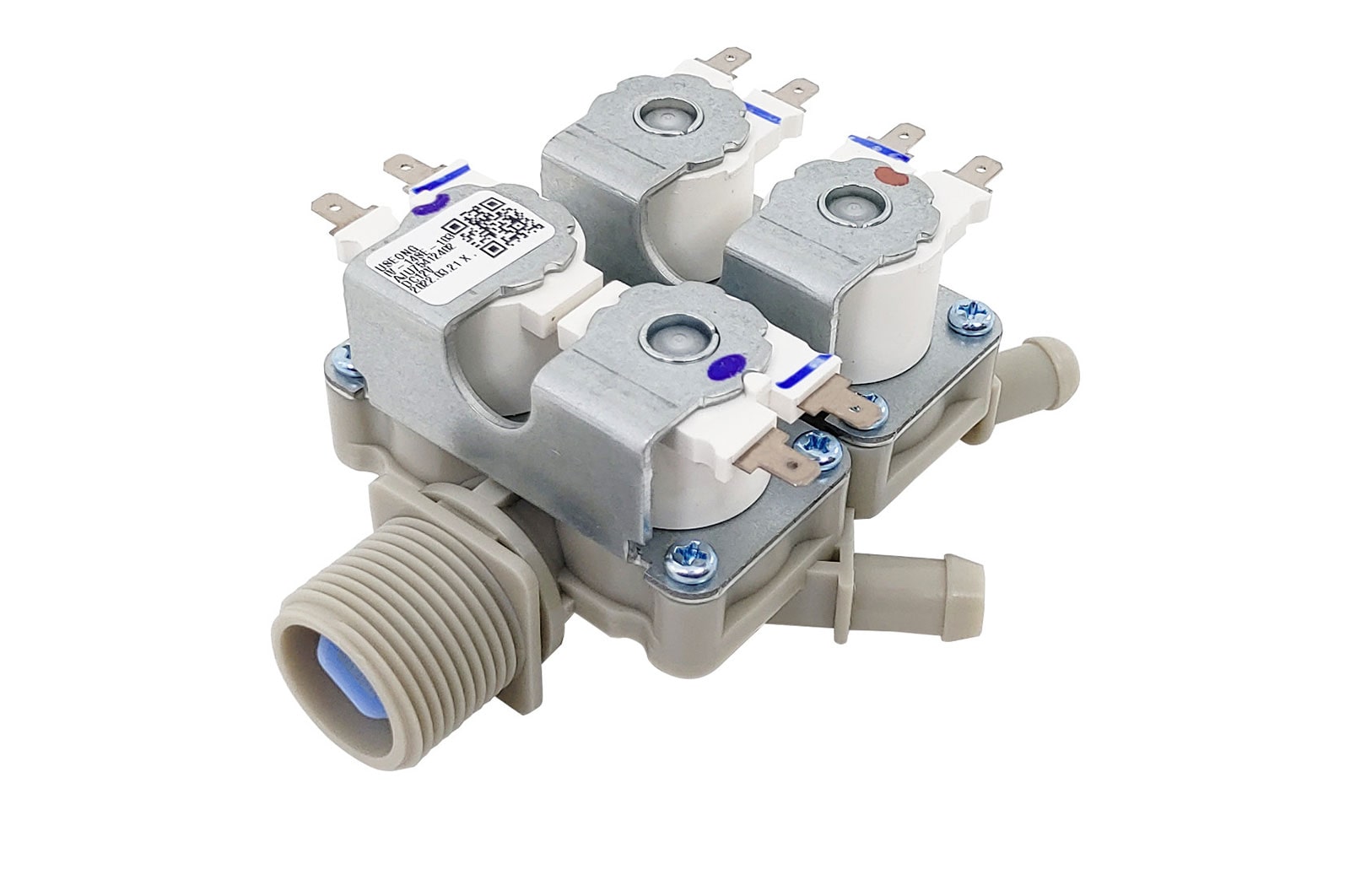 LG Válvula Entrada Água 4 vias Lava e Seca LG CV9011EC4, CV9011WC4, CV9011WC4A - AJU75412402, AJU75412402